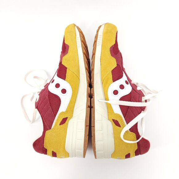 Saucony Red and Yellow Athletic Sneakers - Picture 5 of 9